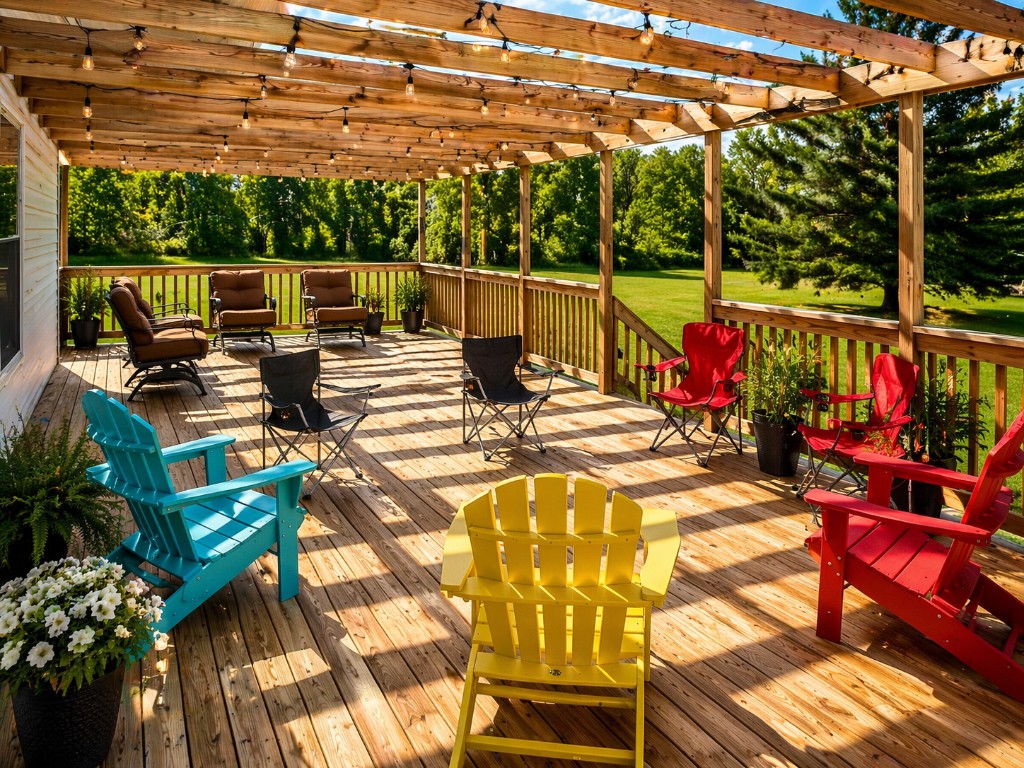 The Cove76 deck and outdoor space